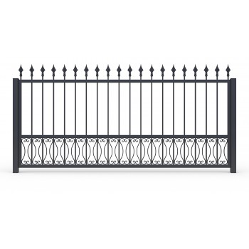 Кованный забор КЗ-74